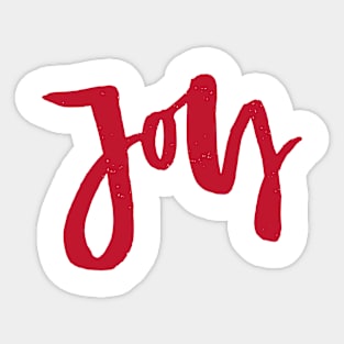 Joy - Christmas Gift - Christmas Tshirt Sticker
